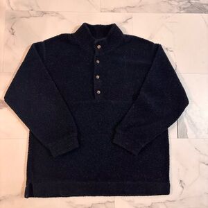 🏔️Base Camp🏔️Threadworks Navy Fleece Pullover